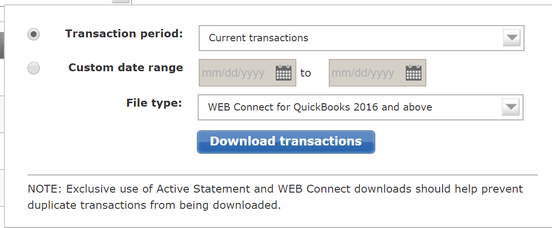 quickbooks desktop download bank feeds
