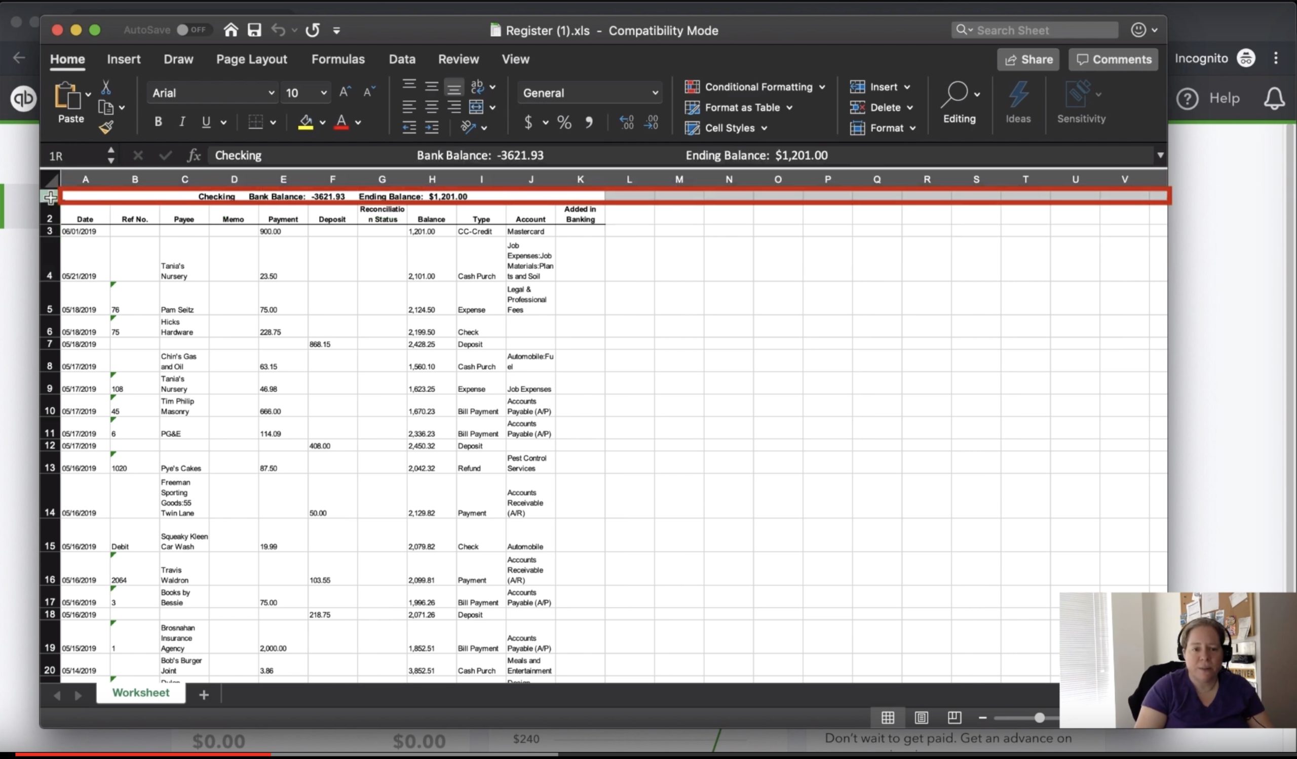 Quickbooks Import Credit Card Transactions Excel Mertqnames