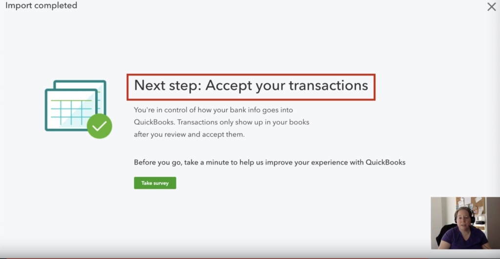 Accept transactions