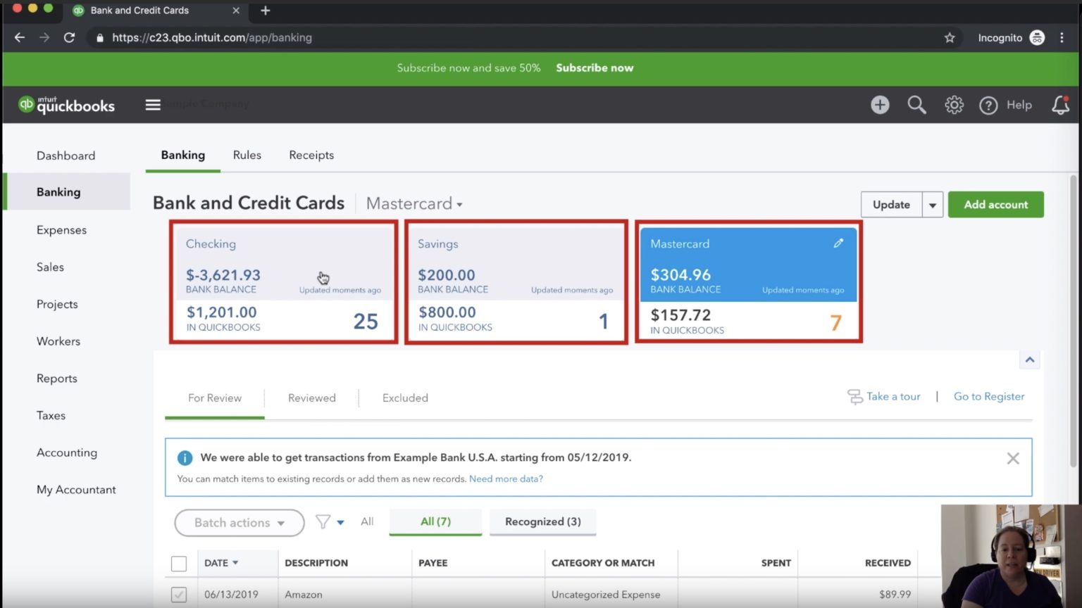 How to Navigate Bank Feeds in QuickBooks online - Gentle Frog ...