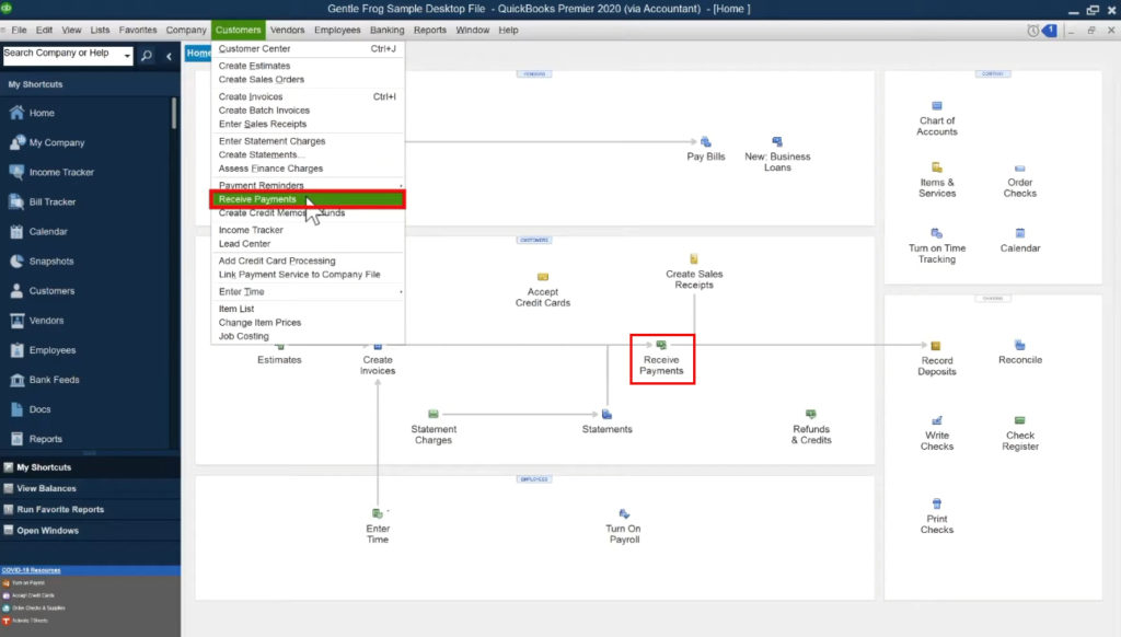 Options for receiving payments in QuickBooks Desktop