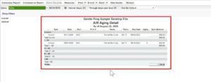 A/R Aging Detail report in QuickBooks Desktop