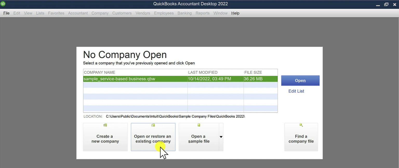 How to Back Up and Restore a QuickBooks Desktop File - Gentle Frog ...