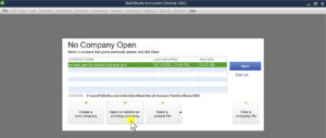 Open or restore an existing file in QuickBooks Desktop 2022 
