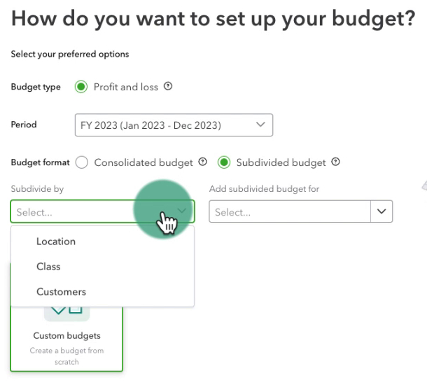 How to Use QuickBooks Online Budgets Gentle Frog Bookkeeping and