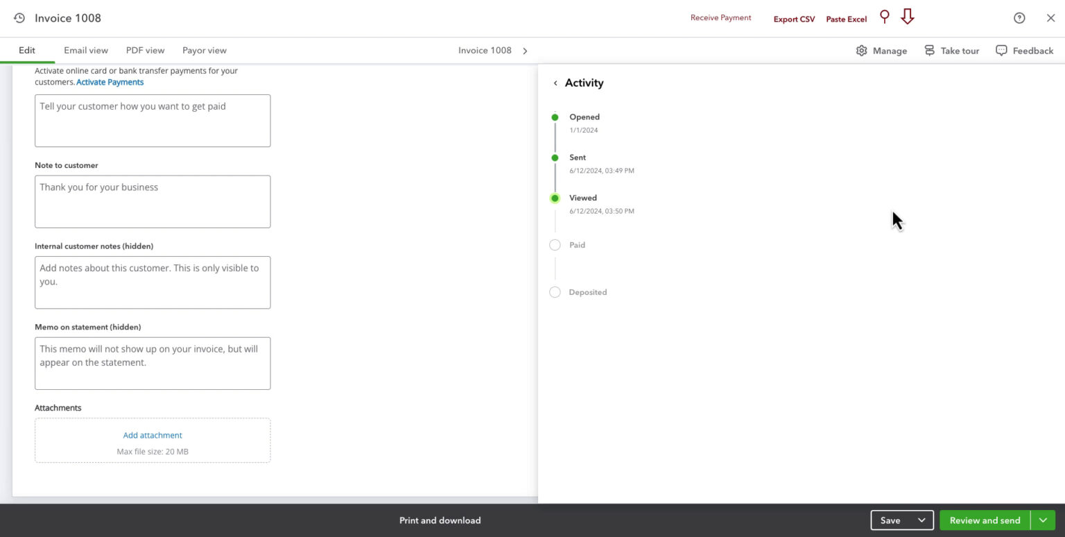 How to Check if a Customer Viewed Your Invoice in QuickBooks Online ...