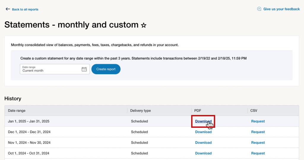 How to Get PayPal Bookkeeping Data: Statements and Transaction History ...
