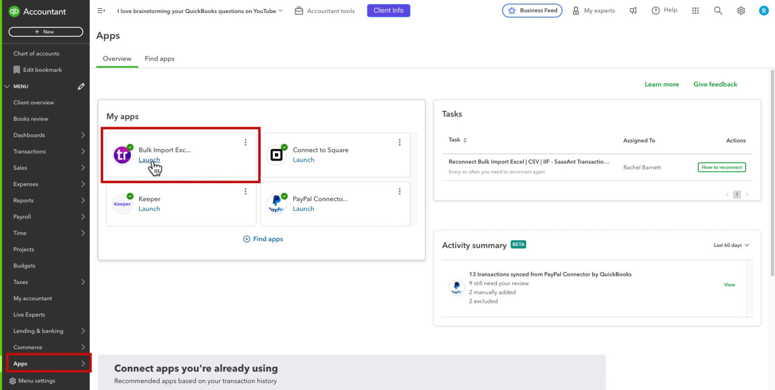 How to Bulk Delete Transactions in QuickBooks Online with SaasAnt ...